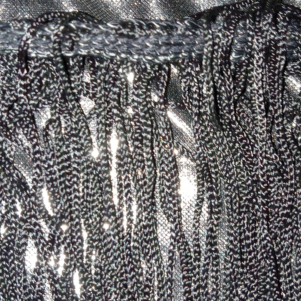 SOLD!2 1/2 yrds 14cm of Chainette Fringe 3 colors black,royal blue,and turquoise